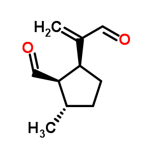 (1R,2S,5S)-2-甲基-5-(3-氧代-1-丙烯-2-基)環(huán)戊烷-1-甲醛結構式_5951-57-5結構式