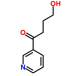 4-羥基-1-(3-吡啶)-1-丁酮結(jié)構(gòu)式_59578-62-0結(jié)構(gòu)式