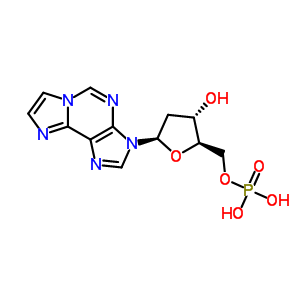 乙烯橋-2’-脫氧-beta-D-腺苷5’-單磷酸酯結(jié)構(gòu)式_60508-81-8結(jié)構(gòu)式