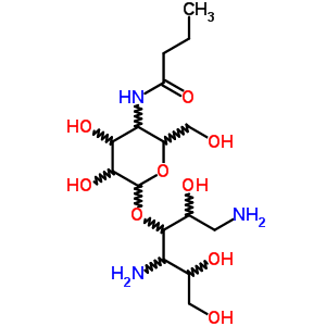 1,4-二氨基-1,4-二脫氧-3-O-(4-脫氧-4-丁酰基氨基-alpha-D-吡喃葡萄糖基)-D-山梨糖醇結(jié)構(gòu)式_60534-69-2結(jié)構(gòu)式