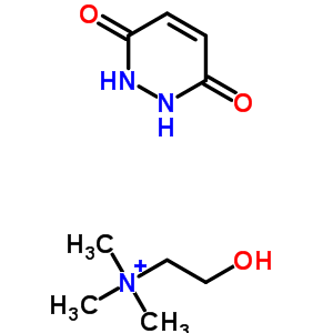 膽堿馬來(lái)酰肼結(jié)構(gòu)式_61167-10-0結(jié)構(gòu)式