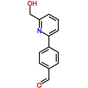 2-(4-甲?；交?-6-(羥基甲基)吡啶結構式_618092-18-5結構式