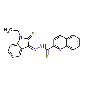 N-[(1-乙基-2-磺?；?吲哚-3-基)氨基]喹啉-2-硫代甲酰胺結(jié)構(gòu)式_62295-15-2結(jié)構(gòu)式