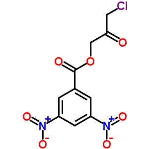3-氯-2-氧代丙基 3,5-二硝基苯甲酸結(jié)構(gòu)式_62522-68-3結(jié)構(gòu)式