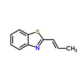 Benzothiazole, 2-(1-propenyl)-(9ci) Structure,6270-75-3Structure