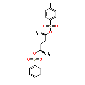 4-(((4-氟苯基)磺?；?氧基)-1-甲基戊基 4-氟苯磺酸鹽結(jié)構(gòu)式_6278-64-4結(jié)構(gòu)式