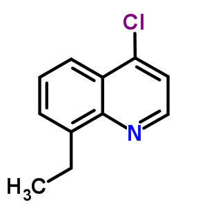 4-氯-8-乙基喹啉結(jié)構(gòu)式_63136-19-6結(jié)構(gòu)式