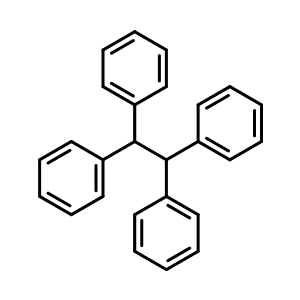 1,1,2,2-TetraphenylethaneStructure,632-50-8Structure 1,1,2,2-Tetraphenylethane Structure,632-50-8Structure