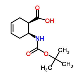 (1R,2s)-boc-2-氨基-4-環(huán)己烯羧酸結(jié)構(gòu)式_63216-52-4結(jié)構(gòu)式