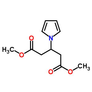 3-吡咯-1-戊二酸二甲酯結(jié)構(gòu)式_63547-63-7結(jié)構(gòu)式