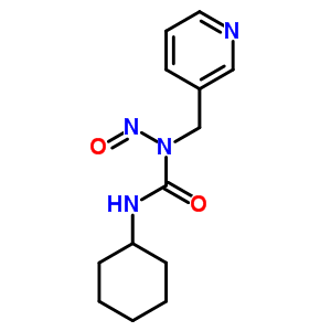3-環(huán)己基-1-亞硝基-1-(吡啶-3-甲基)脲結(jié)構(gòu)式_63712-99-2結(jié)構(gòu)式