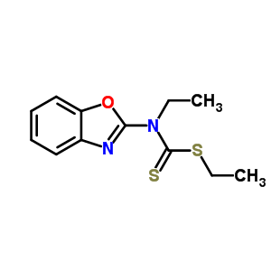 N-苯并噁唑-2-基-N-乙基-1-乙基磺?；?甲烷硫代酰胺結構式_64981-78-8結構式