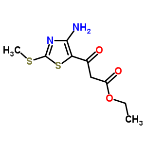 3-(4-氨基-2-甲基硫代噻唑-5-基)-3-氧代丙酸乙酯結構式_65095-75-2結構式