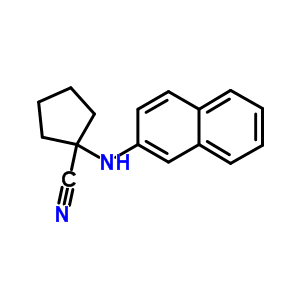 1-(2-萘氨基)-環(huán)戊烷甲腈結構式_6636-87-9結構式