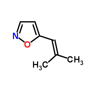 5-(2-甲基-1-丙烯-1-基)-異噁唑結構式_66417-99-0結構式