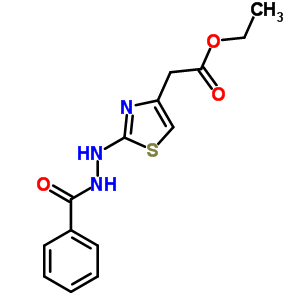 2-[2-(2-苯甲?；禄?-1,3-噻唑-4-基]乙酸乙酯結(jié)構(gòu)式_66870-61-9結(jié)構(gòu)式