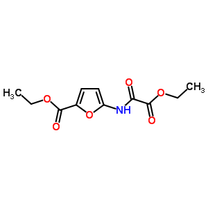 5-[(2-乙氧基-2-氧代乙?；?氨基]-2-呋喃羧酸乙酯結(jié)構(gòu)式_67318-13-2結(jié)構(gòu)式