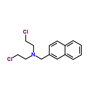 2-氯-n-(2-氯乙基)-n-(萘-2-甲基)乙胺結(jié)構(gòu)式_67684-82-6結(jié)構(gòu)式