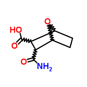3-(氨基羰基)-7-噁雙環(huán)[2.2.1]庚烷-2-羧酸結(jié)構(gòu)式_6811-61-6結(jié)構(gòu)式