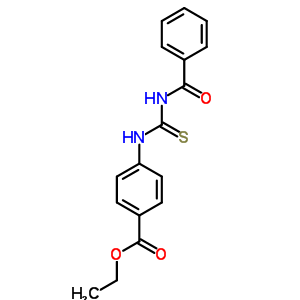 4-[[(苯甲?；被?硫氧代甲基]氨基]-苯甲酸乙酯結(jié)構(gòu)式_69165-46-4結(jié)構(gòu)式