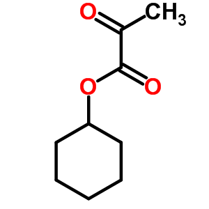 2-氧代丙酸環(huán)己酯結(jié)構(gòu)式_6963-43-5結(jié)構(gòu)式