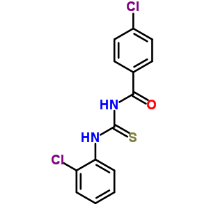 4-氯-N-[[(2-氯苯基)氨基]硫氧代甲基]-苯甲酰胺結構式_69677-55-0結構式