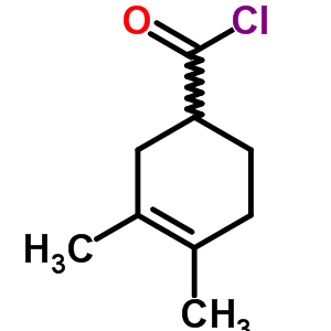 (9ci)-3,4-二甲基-3-環(huán)己烯-1-羰酰氯結(jié)構(gòu)式_69815-57-2結(jié)構(gòu)式