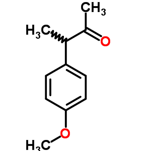 3-(4-甲氧基苯基)丁烷-2-酮結(jié)構(gòu)式_7074-12-6結(jié)構(gòu)式