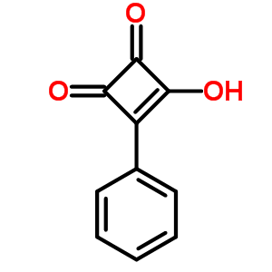 3-羥基-4-苯基-3-環(huán)丁烯-1,2-二酮結(jié)構(gòu)式_708-10-1結(jié)構(gòu)式