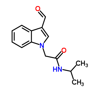 2-(3-甲?；?吲哚-1-基)-N-異丙基-乙酰胺結(jié)構(gòu)式_708284-70-2結(jié)構(gòu)式