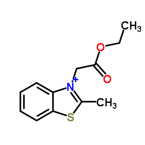 2-(2-甲基苯并噻唑-3-基)乙酸乙酯結(jié)構(gòu)式_72104-28-0結(jié)構(gòu)式