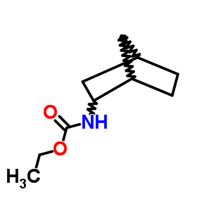 2-降莰烷氨基甲酸乙酯結(jié)構(gòu)式_74039-10-4結(jié)構(gòu)式