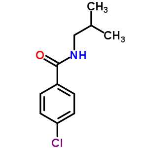4-氯-n-(2-甲基丙基)苯甲酰胺結(jié)構(gòu)式_7461-33-8結(jié)構(gòu)式