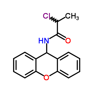 2-氯-n-(9h-氧雜蒽-9-基)丙酰胺結(jié)構(gòu)式_7595-57-5結(jié)構(gòu)式