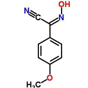 (Z,e)-2-(羥基亞氨基)-2-(4-甲氧基苯基)乙腈結(jié)構(gòu)式_76104-14-8結(jié)構(gòu)式
