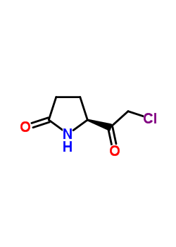 2-Pyrrolidinone, 5-(chloroacetyl)-, (s)-(9ci) Structure,77319-03-0Structure