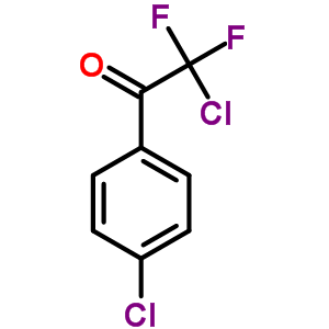 2-氯-1-(4-氯苯基)-2,2-二氟-乙酮結(jié)構(gòu)式_774-29-8結(jié)構(gòu)式