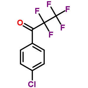 1-(4-氯苯基)-2,2,3,3,3-五氟-1-丙酮結(jié)構(gòu)式_781-97-5結(jié)構(gòu)式