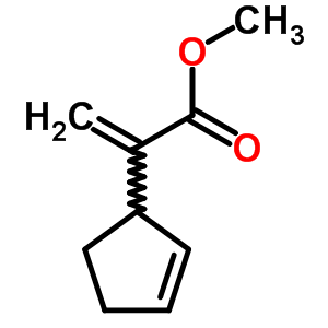a-亞甲基-2-環(huán)戊烯-1-乙酸甲酯結(jié)構(gòu)式_78804-67-8結(jié)構(gòu)式
