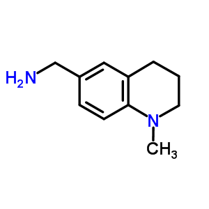 C-(1-甲基-1,2,3,4-四氫-喹啉-6-基)-甲胺結(jié)構(gòu)式_797807-54-6結(jié)構(gòu)式