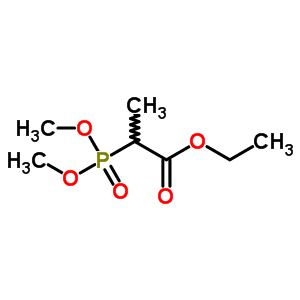 (2-二甲氧基膦)-2-丙酸乙酯結(jié)構(gòu)式_80673-78-5結(jié)構(gòu)式
