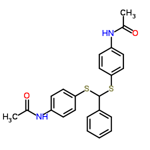 N-[4-[(4-乙酰氨基苯基)磺?；?苯基-甲基]磺?；交鵠乙酰胺結(jié)構(gòu)式_81279-54-1結(jié)構(gòu)式