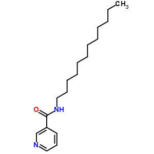 N-十二基吡啶-3-羧酰胺結(jié)構(gòu)式_81475-38-9結(jié)構(gòu)式