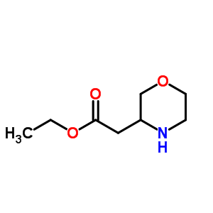 嗎啉-3-乙酸乙酯結(jié)構(gòu)式_81684-84-6結(jié)構(gòu)式