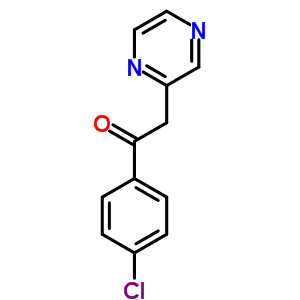 1-(4-氯苯基)-2-(2-吡嗪)-乙酮結(jié)構(gòu)式_83227-49-0結(jié)構(gòu)式