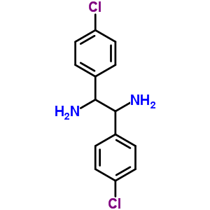 meso-1,2-二(4-氯苯基)乙二胺結構式_86212-34-2結構式