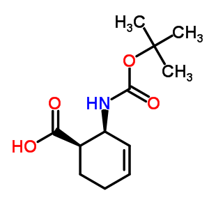 (1R,2s)-boc-2-氨基-3-環(huán)己烯羧酸結構式_870288-16-7結構式