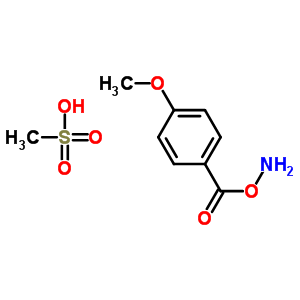 O-(4-甲氧基苯甲?；?羥胺甲烷磺酸鹽結(jié)構(gòu)式_872851-29-1結(jié)構(gòu)式