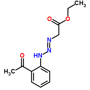 2-[(2-乙?；交?氨基]二氮雜烯乙酸乙酯結(jié)構(gòu)式_87604-94-2結(jié)構(gòu)式