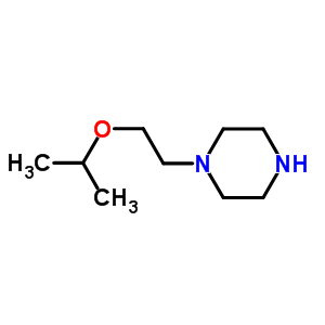 1-(2-異丙氧基-乙基)-哌嗪結(jié)構(gòu)式_889939-82-6結(jié)構(gòu)式